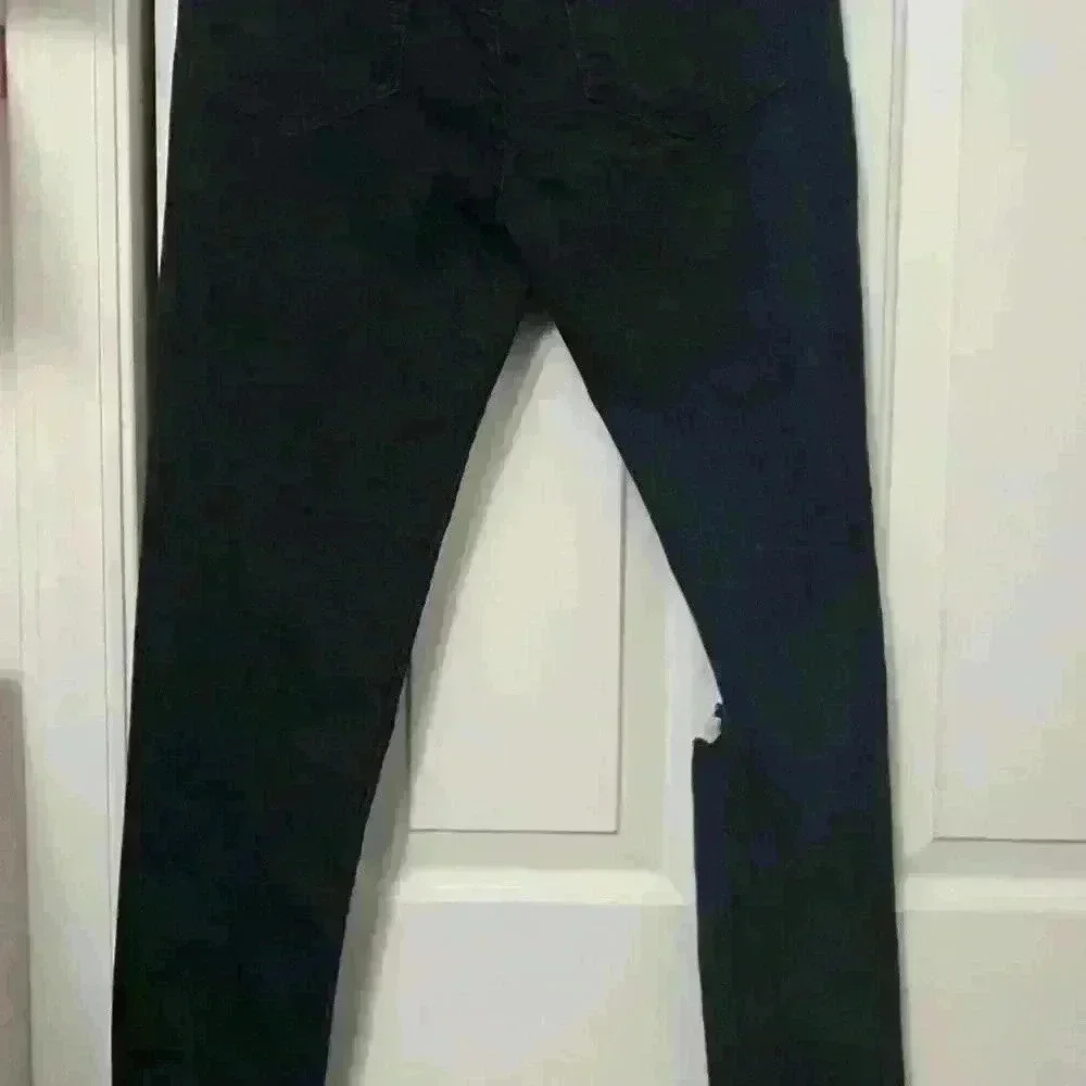 Free People Distressed Black Skinny Jeans Size 26 - Picture 3 of 5